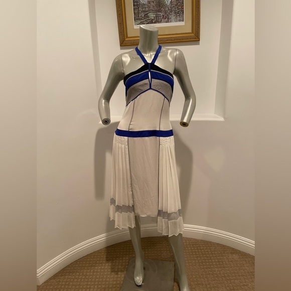 *BCBGMAXAZRIA Multicolor Runway "Voletta" Color Block Size 2 Cocktail Dress - Picture 12 of 16